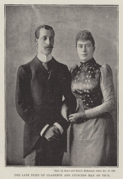 Edesmennyt Clarencen herttua ja Teckin prinsessa tekijältä English Photographer