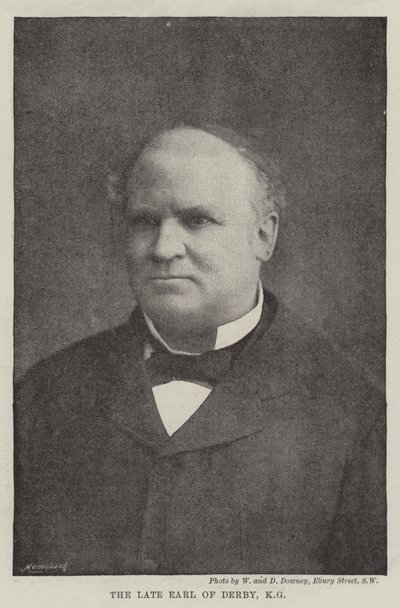 Edesmennyt Earl of Derby, KG tekijältä English Photographer