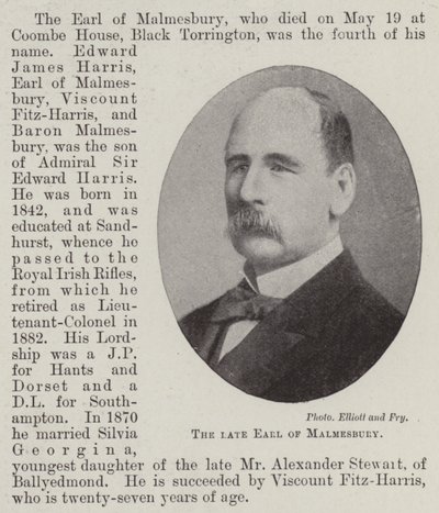Edesmennyt Earl of Malmesbury tekijältä English Photographer