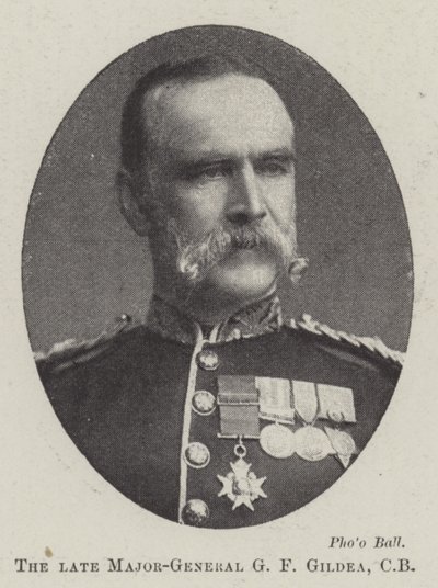 Edesmennyt kenraalimajuri G. F. Gildea, CB tekijältä English Photographer