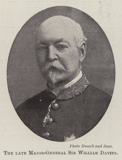 Edesmennyt kenraalimajuri Sir William Davies tekijältä English Photographer
