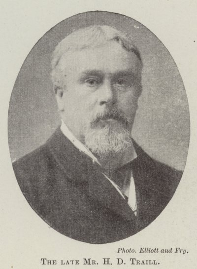 Edesmennyt herra H D Traill tekijältä English Photographer