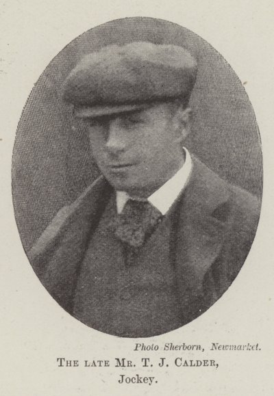 Edesmennyt herra T J Calder, Jockey tekijältä English Photographer