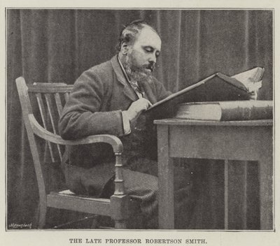 Edesmennyt professori Robertson Smith tekijältä English Photographer