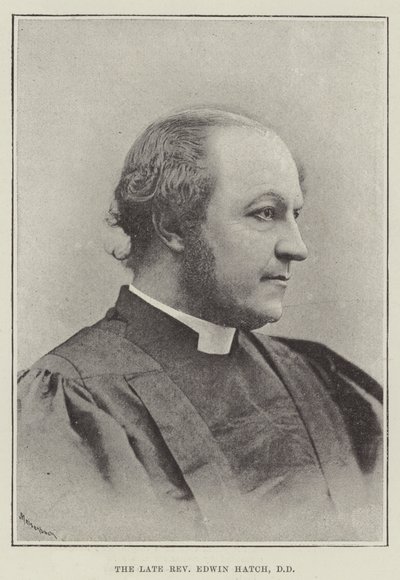 Edesmennyt pastori Edwin Hatch, DD tekijältä English Photographer