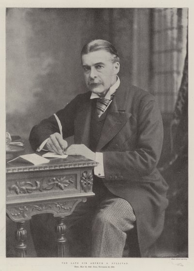 Edesmennyt Sir Arthur S Sullivan tekijältä English Photographer