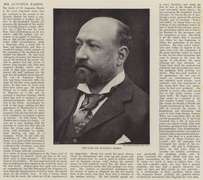 Edesmennyt Sir Augustus Harris tekijältä English Photographer