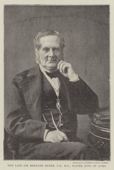 Edesmennyt Sir Bernard Burke, CB, KP, Ulster King of Arms tekijältä English Photographer