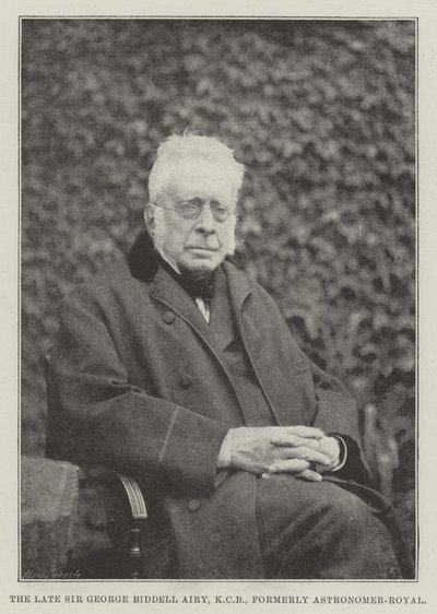 Edesmennyt Sir George Biddell Airy, KCB, entinen Astronomer-Royal tekijältä English Photographer