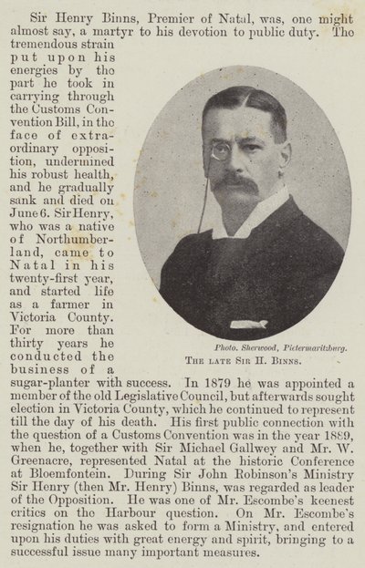 Edesmennyt Sir H Binns tekijältä English Photographer
