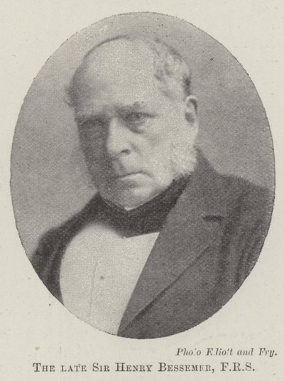 Edesmennyt Sir Henry Bessemer, FRS tekijältä English Photographer