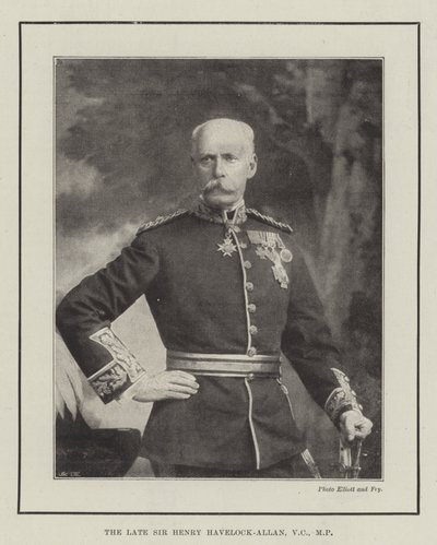 Edesmennyt Sir Henry Havelock-Allan, VC, kansanedustaja tekijältä English Photographer