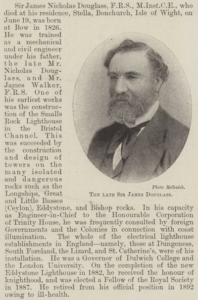 Edesmennyt Sir James Douglass tekijältä English Photographer