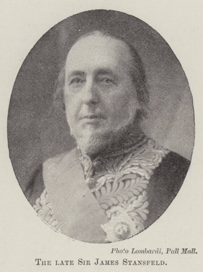 Edesmennyt Sir James Stansfeld tekijältä English Photographer