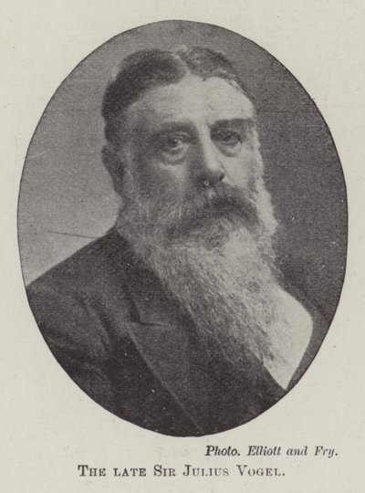 Edesmennyt Sir Julius Vogel tekijältä English Photographer