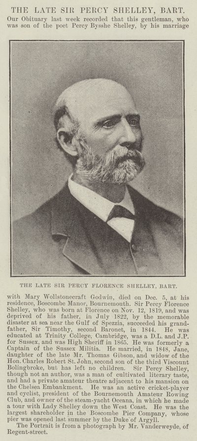 Edesmennyt Sir Percy Florence Shelley, Baronet tekijältä English Photographer