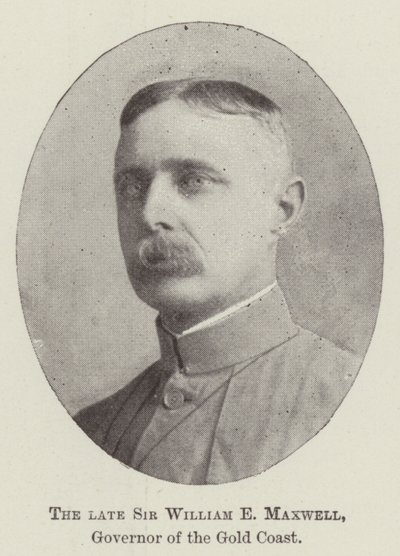 Edesmennyt Sir William E Maxwell, Gold Coastin kuvernööri tekijältä English Photographer