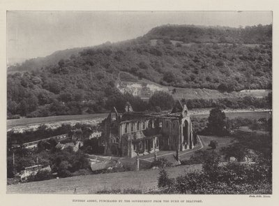 Tintern Abbey, jonka hallitus osti Duke of Beaufortilta tekijältä English Photographer