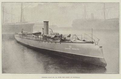 Torpedovene nro 79 laivaston kanssa Spitheadissa tekijältä English Photographer