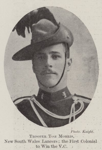 sotilas Tom Morris, New South Wales Lancers; ensimmäinen siirtomaa, joka on voittanut VC:n tekijältä English Photographer