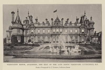 Waddesdonin kartano, Aylesbury, edesmenneen paronin Ferdinand Rothschildin kotipaikka, kansanedustaja tekijältä English Photographer