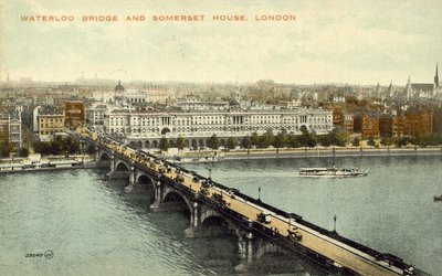 Waterloo Bridge ja Somerset House (värikuva) tekijältä English Photographer