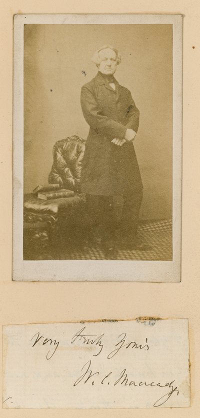 William Macready, näyttelijä tekijältä English Photographer