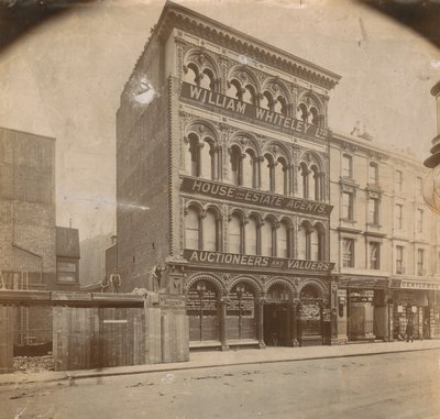 William Whiteley, talo- ja kiinteistönvälittäjät, huutokaupanpitäjät ja arvioijat, Westbourne Grove, Lontoo tekijältä English Photographer