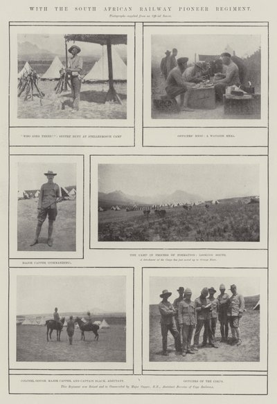 Etelä-Afrikan rautateiden pioneerirykmentin kanssa tekijältä English Photographer