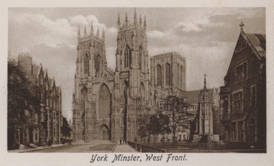 York Minster, West Front (m/w kuva) tekijältä English Photographer