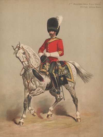 2nd Dragons, Royal Scots Greys, upseeri, tarkistusmääräys tekijältä English School