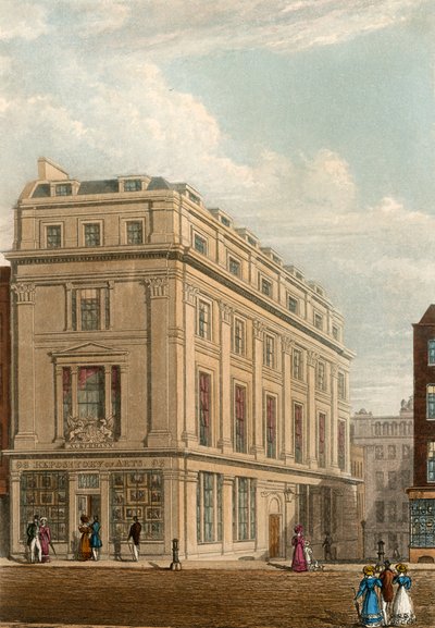 96 Strand, Lontoo; Ackermannin kirjasto, taiteiden arkisto tekijältä English School