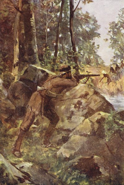 A Backwoodsman (väri litho) tekijältä English School