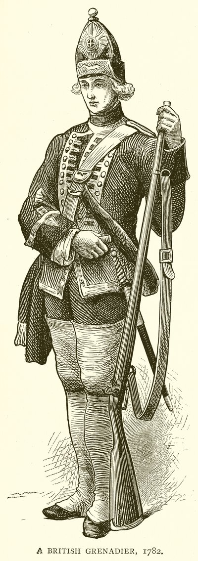 Brittigrenadieri, 1782 tekijältä English School