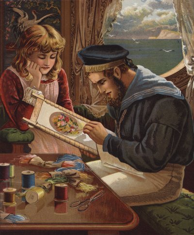 Rakkauden työ (chromolitho) tekijältä English School