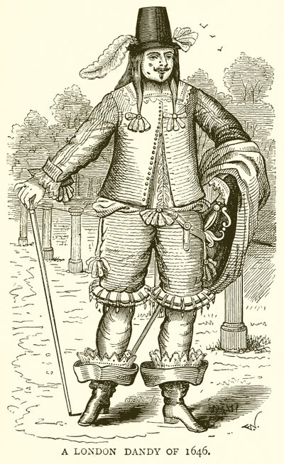 Lontoon Dandy vuodelta 1646 tekijältä English School