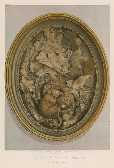 A Model in Wax for Bronze, A Cain, Pariisi (kromoliitti) tekijältä English School