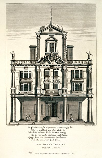 Kohtaus Marokon keisarinnasta, kirjoittanut Elkanah Settle, 1813 tekijältä English School