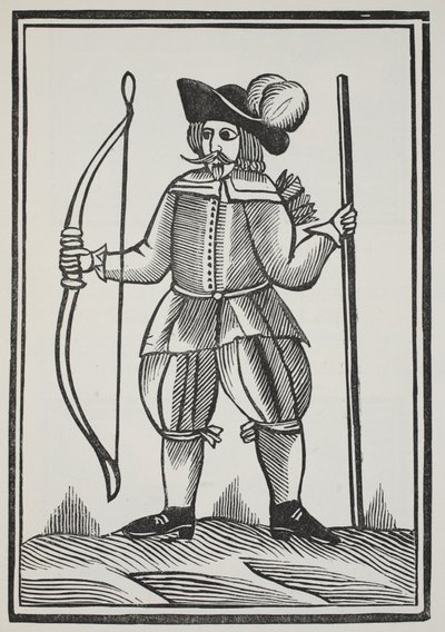 A True Tale of Robin Hood, kuvitus John Ashtonin kirjasta Chap-books of the Eightenth Century, pub. 1882 tekijältä English School