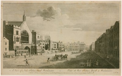 Näkymä New Palace Yard Westminsteristä tekijältä English School
