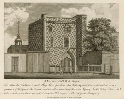 Ein kurioses Tor in Stepney von English School