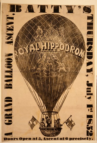 Suuri ilmapallon nousu, Battys, torstai 1. heinäkuuta 1852 tekijältä English School