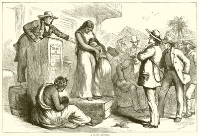 Orjahuutokauppa (kaiverrus) tekijältä English School