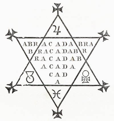 Abracadabra, The Ingoldsby Legends tai Mirth and Marvels, kirjoittanut Thomas Ingoldsby, julkaistu vuonna 1865 tekijältä English School