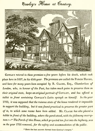 Abraham Cowleyn talo Chertseyssä tekijältä English School
