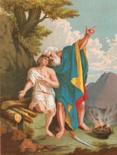 Abraham uhraa Iisakin tekijältä English School