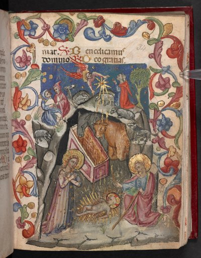 Lisätä. 17466, f.34r Syntymä tekijältä English School