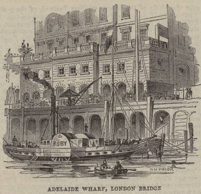 Adelaide Wharf, London Bridge tekijältä English School