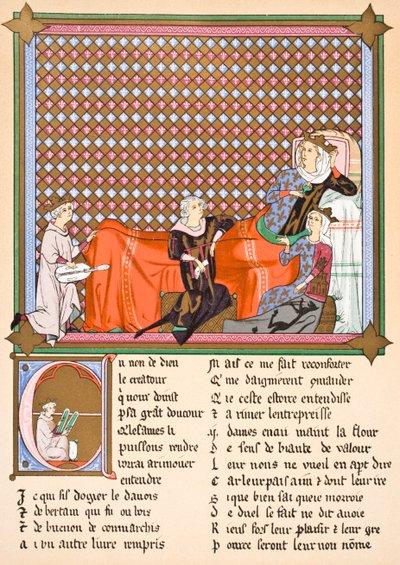 Adenez, Minstrelien kuningas, 1878 tekijältä English School