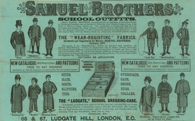 Mainos Samuel Brothersille, Ludgate Hill, Lontoo tekijältä English School